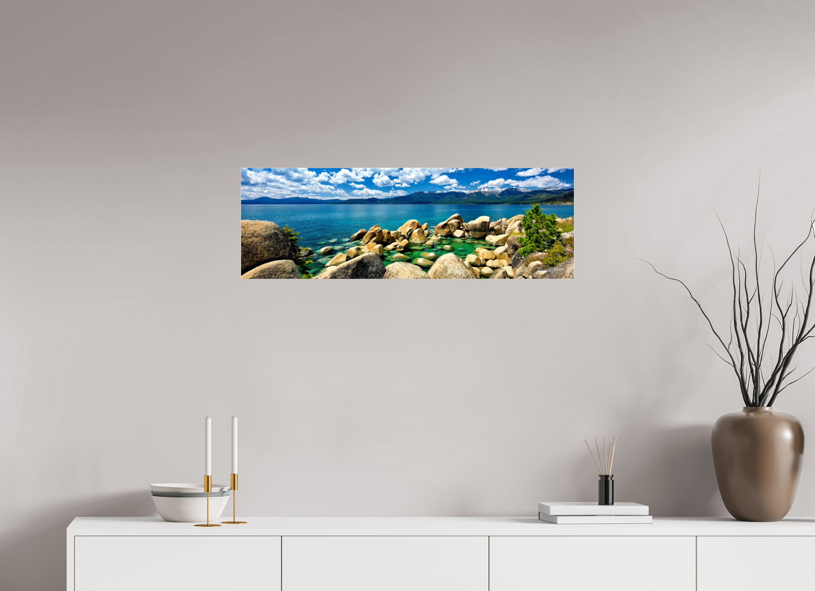 90 x 30 cm, acrylglas, 2mm, zonder lijst Rocky Tahoe