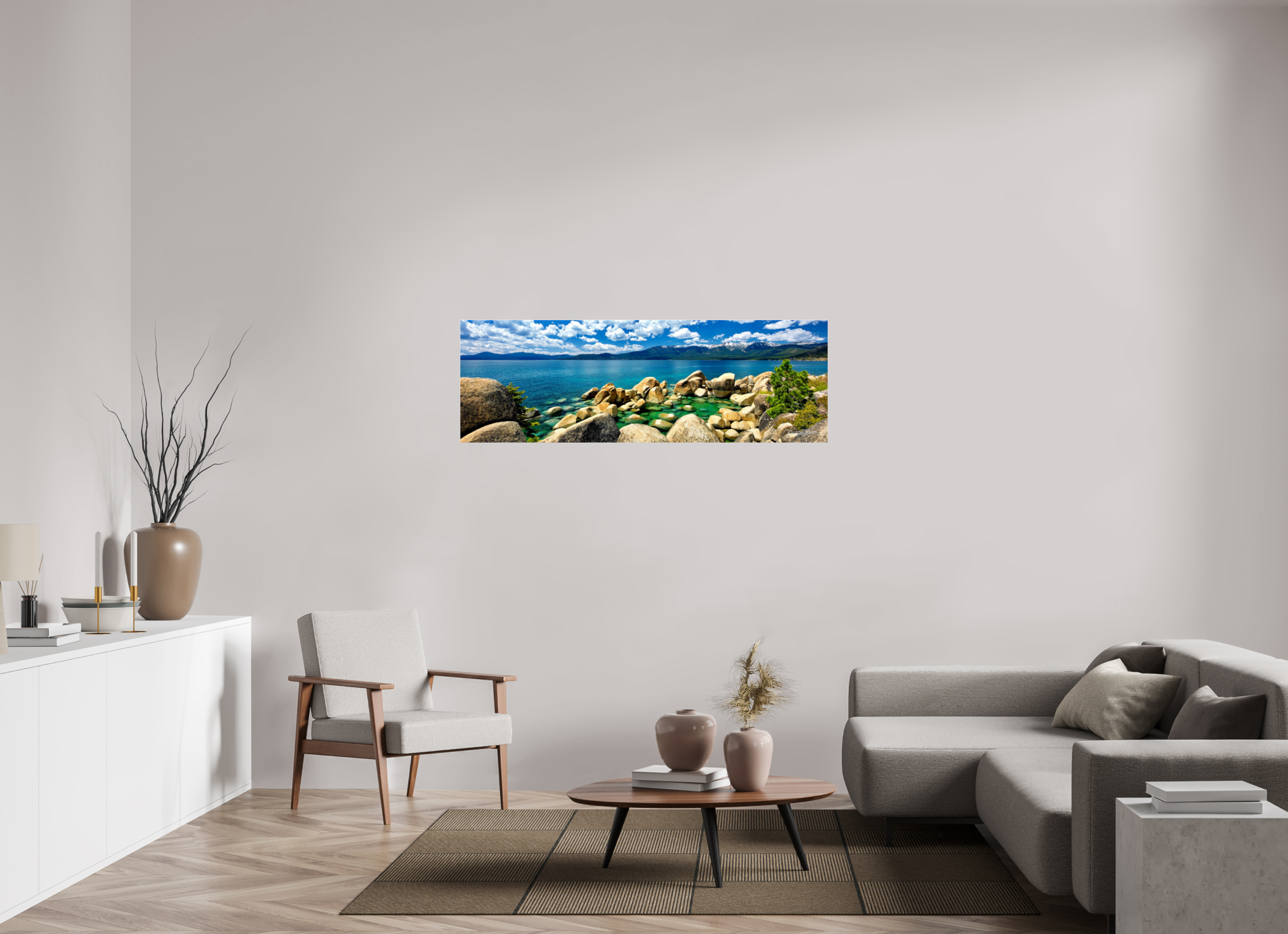 150 x 50 cm, acrylglas, 2mm, zonder lijst Rocky Tahoe